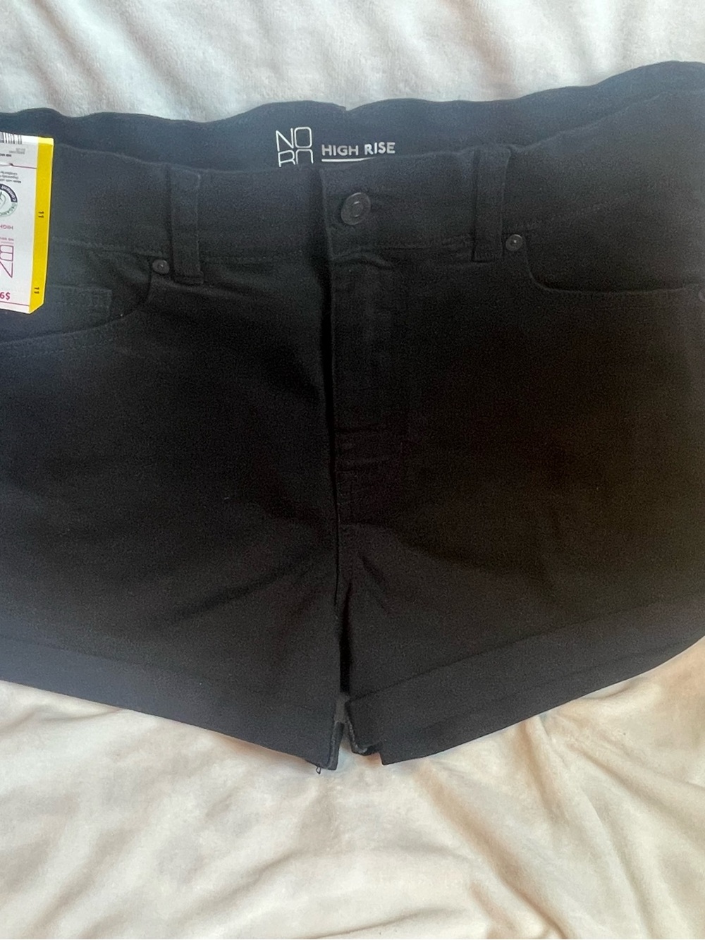 No Boundaries Black High Rise Women's Shorts